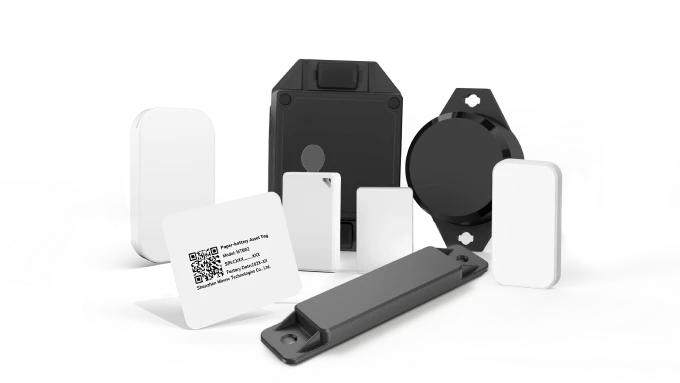 Várias tags RFID para ativos